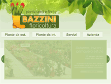 Tablet Screenshot of floricolturabazzini.com